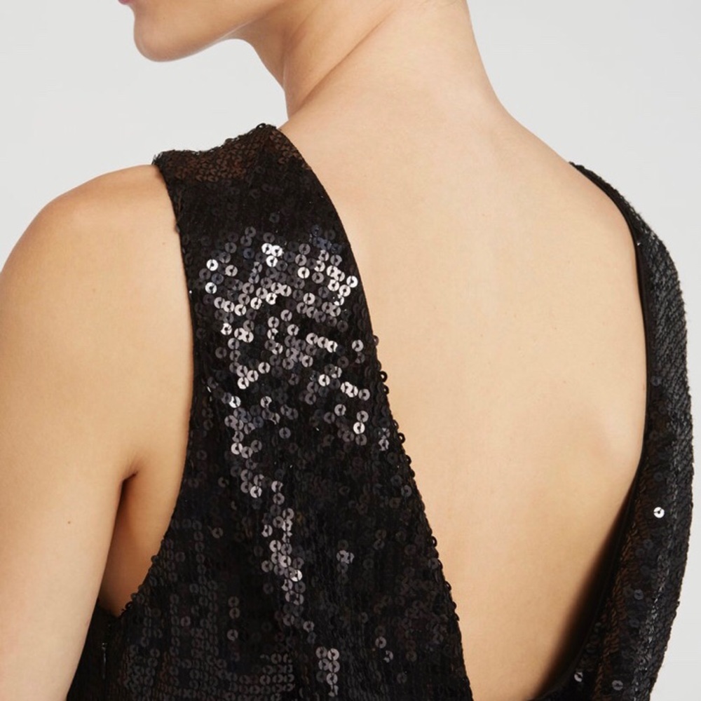 Alice + Olivia two way cowl back sequin dress NWT - Picture 5 of 16